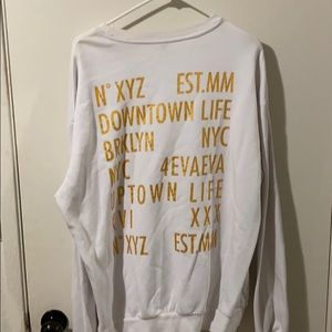 White sweater